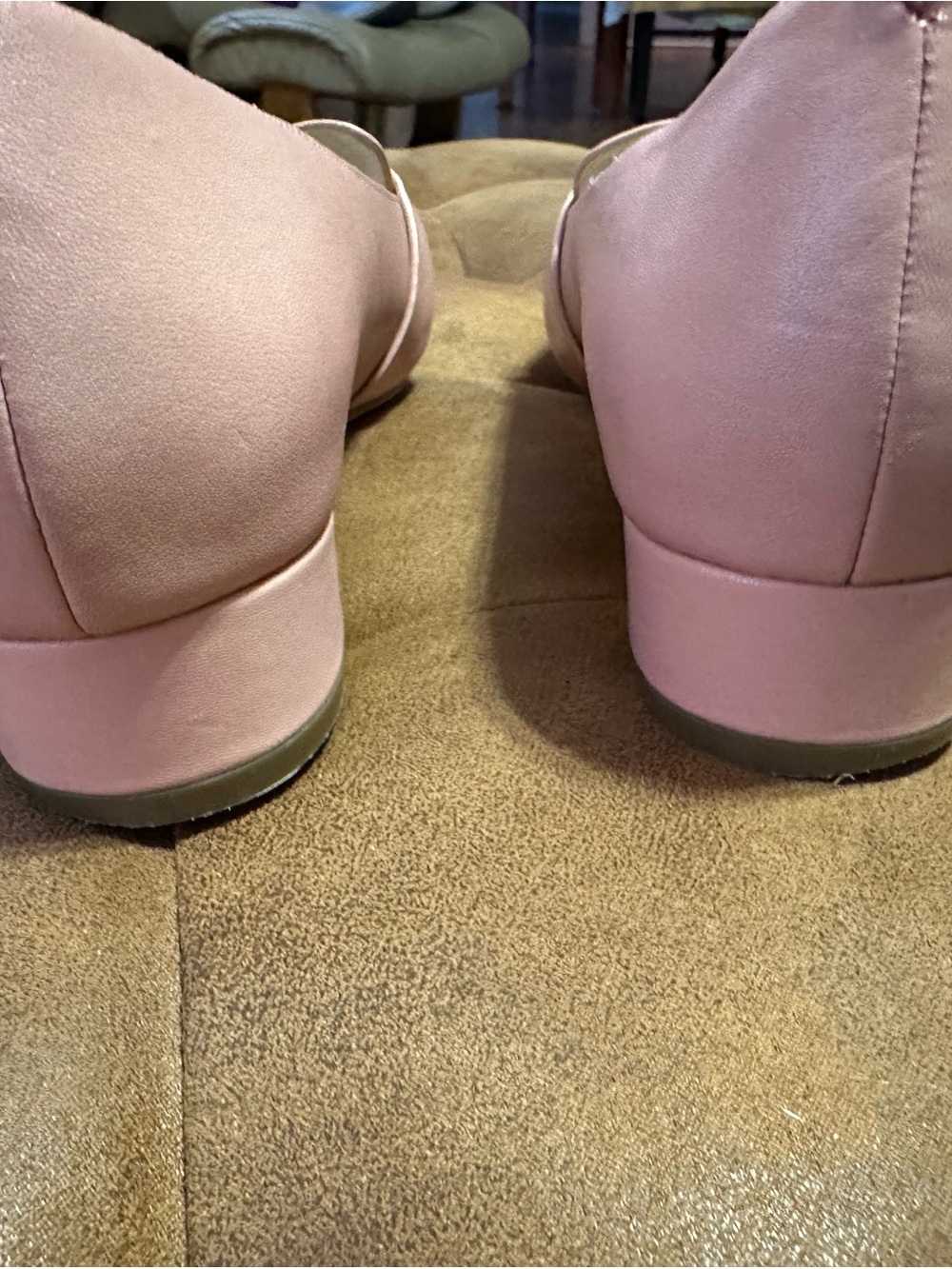 Cole Haan Women’s Camila Skimmer Blush Pink Braided Pointed-Toe Loafers - Picture 2 of 4